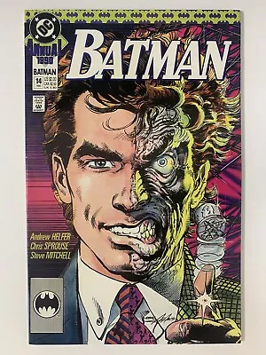 Buy Batman Annual #14 (1990) Two-Face Origin - Neal Adams Cover - DC Comics - NM • 15.80£