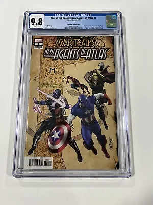 Buy War Of The Realms: New Agents Of Atlas #1 CGC 9.8 Camuncoli Variant Cover Marvel • 63.32£