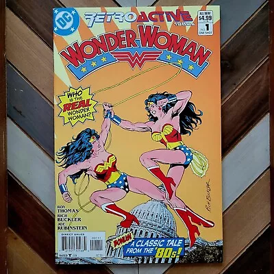 Buy DC RETROACTIVE: WONDER WOMAN - The '80s #1 NM (DC 2011) High Grade By Roy Thomas • 15.89£