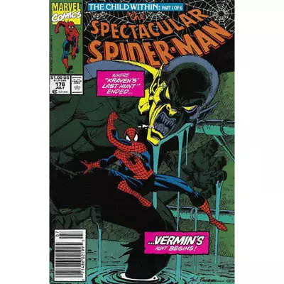 Buy Spectacular Spider-Man (1976 Series) #178 Newsstand In NM Minus. [p' • 4.19£