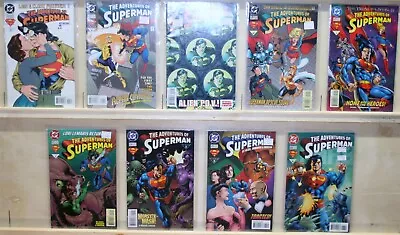 Buy Adventures Of Superman(V1-1939)#525,527-529,531,532,534-536 Lex Luthor, Brianiac • 15.98£