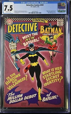 Buy DC Comics Detective Comics #359 CGC 7.5 1st Appearance Batgirl (Barbara Gordon) • 1,672.10£