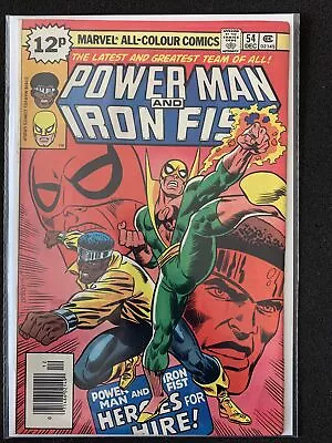 Buy Marvel Comics Power Man And Iron Fish #54 1978 1st App Heroes For Hire • 24.99£