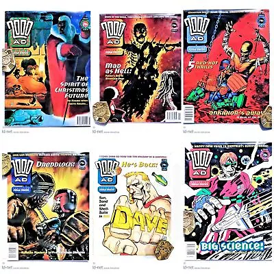 Buy 2000AD Prog 865-870 All 6 2000A.D. Judge Dredd Comic Book  1993   Nice • 28.50£