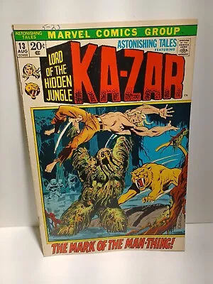Buy Astonishing Tales #13 (Marvel 1972) 1st Cover + 3rd App Of Man-Thing! KEY ! • 51.64£