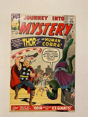 Buy Journey Into Mystery #98 Fn 6.0 1st Appearance Of The Human Cobra • 198.61£