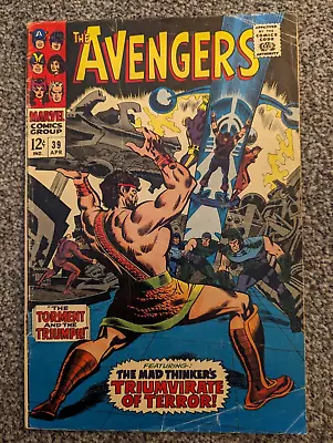 Buy The Avengers 39. 1967 Marvel. Hercules, Mad Thinker. Combined Postage • 17.48£