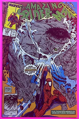 Buy Amazing Spider-man #328 (marvel 1990) Todd Mcfarlane Art | Grey Hulk • 13.43£