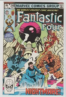 Buy Fantastic Four #248 ( Vf  8.0 ) 248th Issue Fantastic Four Vs Inhumans? • 4.11£