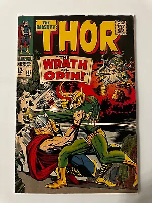 Buy Thor #147 Silver Age Loki Origin Inhumans FN • 14.21£