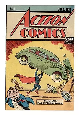 Buy Action Comics #1 Reprints #1 Safeguard Ad Variant VF/NM 9.0 1976 • 139.92£