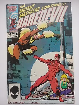 Buy DAREDEVIL #238 (Nocenti/Buscema) 1987 Marvel VFN *Mutant Massacre* • 7£