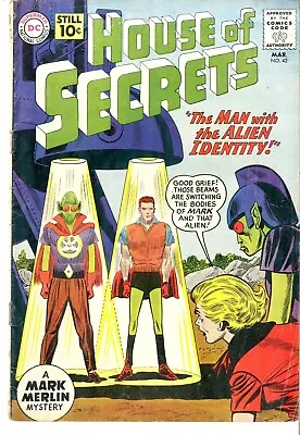Buy House Of Secrets  # 42   VERY GOOD    March 1961    Dillin, Moldoff Cover & Art • 27.18£