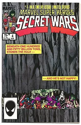 Buy Marvel Super-Heroes Secret Wars #4 (1984) Vintage Bob Layton Cover Art • 18.97£
