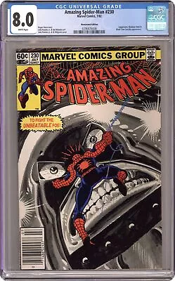 Buy Amazing Spider-Man #230N CGC 8.0 Newsstand 1982 4396476006 • 71.51£