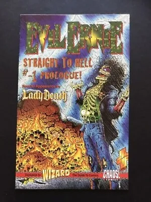 Buy EVIL ERNIE - STRAIGHT TO HELL #1 PROLOGUE ASHCAN Chaos Comics Wizard 1995 NM • 3.99£