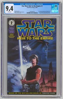 Buy STAR WARS HEIR TO THE EMPIRE #1 CGC 9.4 1st Mara Jade, Dark Horse Comics 1995 • 118.59£