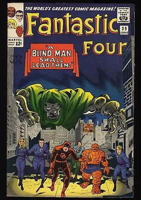 Buy Fantastic Four #39 FN+ 6.5 Doctor Doom Appearance! Stan Lee! Daredevil • 107.14£