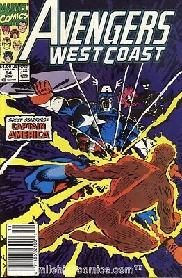 Buy West Coast Avengers #64 (1985) Newsstand Ed Vf Marvel • 5.95£
