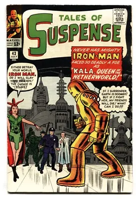 Buy Tales Of Suspense #43 Comic Book Early Iron Man 1963 Marvel • 323.68£
