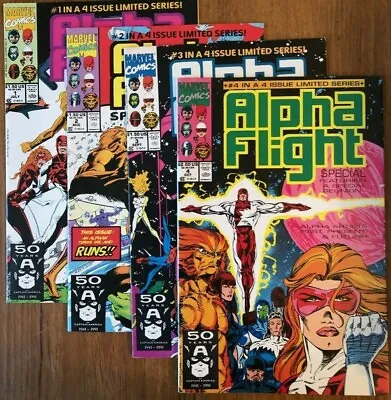 Buy Alpha Flight 1,2,3,4 Mini Series Full  Set • 19.99£