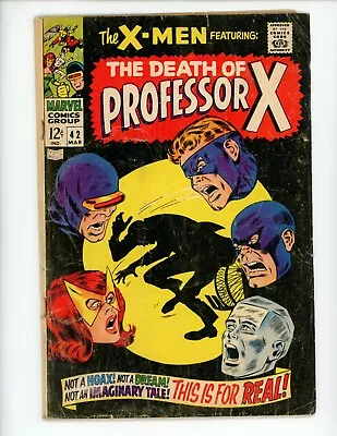 Buy Uncanny X-Men #42 Comic Book 1968 VG Cyclops Ice Man Marvel Comics • 35.97£