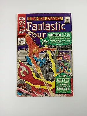 Buy Fantastic Four King-Size Special #4 Annual (1966 Marvel Comics) Low Grade • 18.48£