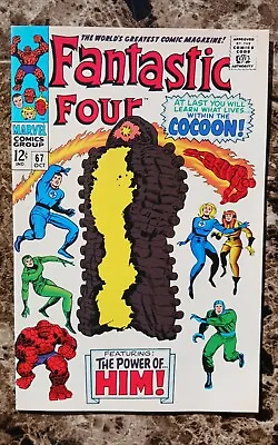 Buy Fantastic Four #67 VF KEY! 1st Cameo App HIM! JCPenny Reprint (1967 1994) HTF • 15.83£