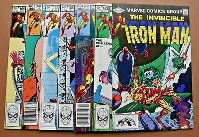 Buy 1982 Marvel Comics Iron Man #'s 162 163 164 165 166 167 168 ~ 7 Book Run Lot  • 24.01£