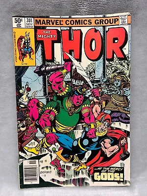 Buy The Mighty Thor #301 Marvel Comic Book Newsstand • 7.94£