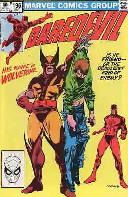 Buy Daredevil #196 VF; Marvel | Denny O�Neil Wolverine - We Combine Shipping • 22.16£