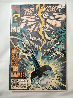 Buy The Mighty Thor #459 (1993) Marvel 1st Appearance Thunderstrike, Eric Masterson • 8.66£