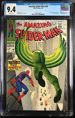 Buy Amazing Spider-Man #48 (May 1967, Marvel Comics) CGC 9.4 NM | 4392629001 • 719.56£