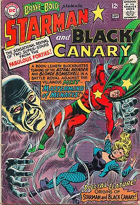 Buy Brave And The Bold #61 - Origin Of Black Canary & Starman - 1965 (Grade 5.5) • 32£