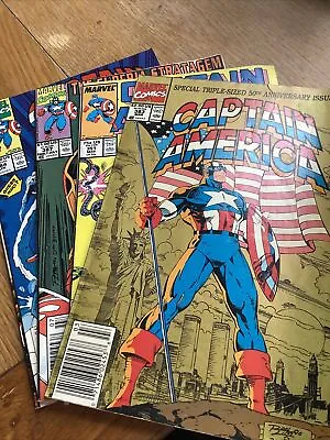 Buy CAPTAIN AMERICA #383 #384 #387#351  Marvel Comics 1991 VF/NM • 12£
