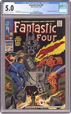 Buy Fantastic Four #80 CGC 5.0 1968 4065638002 • 37.21£