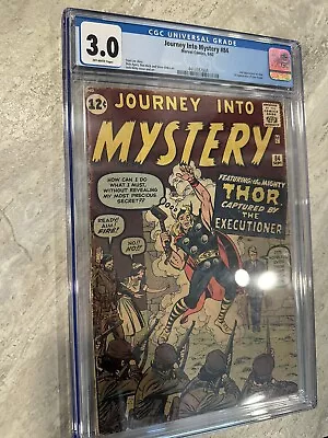 Buy 1962 Journey Into Mystery  # 84 CGC 3.0 1st Appearance Of Jane Foster/ 2nd Thor • 476.61£