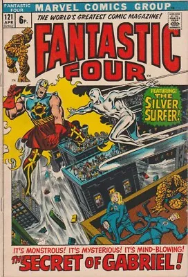 Buy Fantastic Four 121 ( Marvel 1972) Fn+  Silver Surfer • 22£