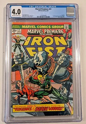 Buy Marvel Premiere #21 1975 CGC 4.0 1st Appearance Of Misty Knight Key Issue  • 28.81£