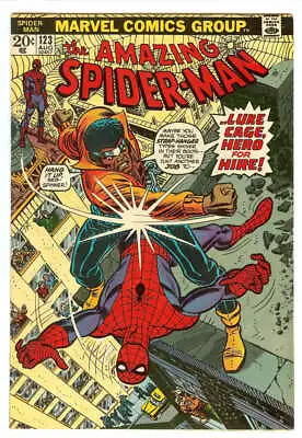 Buy Amazing Spider-man #123 8.5 // Luke Cage Vs Spider-man Marvel Comics 1973 • 115.13£