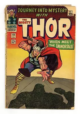Buy Thor Journey Into Mystery #125 GD 2.0 1966 • 19.19£