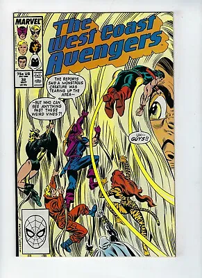 Buy WEST COAST AVENGERS # 32 (Buried Monsters, HIGH GRADE, May 1988) NM- • 3.95£