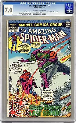 Buy Amazing Spider-Man #122 CGC 7.0 1973 0136779002 • 296.48£