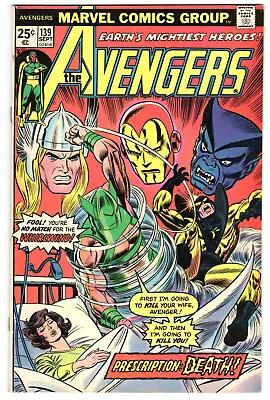 Buy Avengers #139 Very Fine-Near Mint 9.0 The Beast Vision Thor Iron Man 1975 • 24.32£