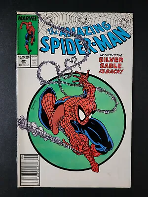 Buy Amazing Spider-Man 301 Newsstand Todd McFarlane 1988 Marvel • 63.96£