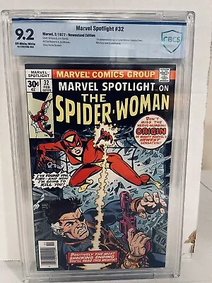 Buy Marvel Spotlight 32 Cbcs 9.2🔥(not Cgc)🔥origin & Ist Appearance  Spider-woman ! • 209.87£