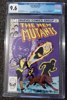 Buy New Mutants #1  CGC 9.6 1983 2nd App Of The New Mutants. Bronze Age Comic 🔥 • 110£