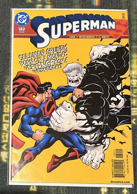 Buy Superman #182 2002 DC Comics Sent In A Cardboard Mailer • 5.49£