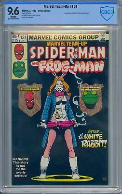 Buy Marvel Team-up #131 Cbcs 9.6 Spider-man 1st White Rabbit White Pages Not Cgc • 70.98£