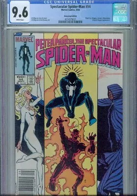 Buy Spectacular Spider-man #94 Cgc 9.6, 1984, 1st Cameo Jonathan Ohnn, Newsstand • 83.01£